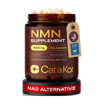 4-in-1 NMN Advanced Complex – NAD+ Booster with Resveratrol, Quercetin & TMG.