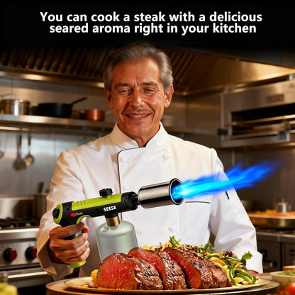 Heavy-Duty High-Output Propane Torch — One-Touch Turbo Fire & Maximum Safety Lock for Instant Clearing