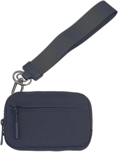 Ultra-Slim Minimalist Metal Wallet with RFID Blocking & Quick Access Pop-Up